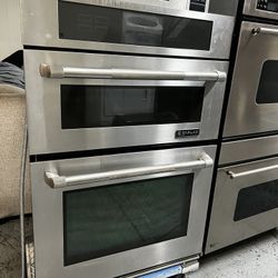 Jenn Air 30”Wide Microwave Oven Combo In Stainless Steel 