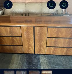 Queen Headboard,dresser & Bed Frame