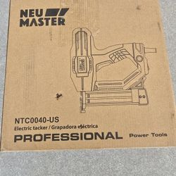 Neu Master NTC0040 Electric Tacker Proffesional Power Tools See Photo For Sizes