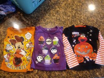 3T Halloween shirts
