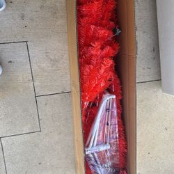 7 Feet Orange Christmas Tree