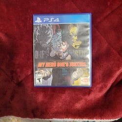 My Hero Ones Justice PS4 game