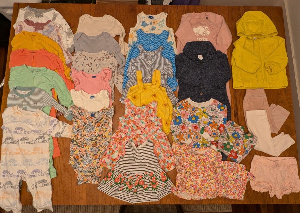 6-12 Month Girl Clothes Lot