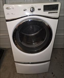 Whirlpool Duet Front-Load Dryer with Pedestal
