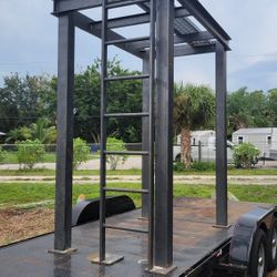 Elevated Steel Platform 