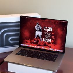 Upgraded Apple MacBook Pro 16 inch M1 16GB 1TB