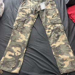 Jordan Craig Men Camo Cargo Pants Size 34/32