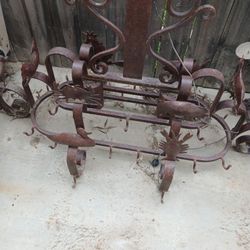 custom-hand-forged-iron-ceiling-mounted-featured-with Mount For In Attic Support Bar
