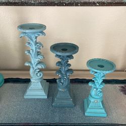 Beautiful  3  Candle Holders 