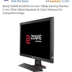 BenQ ZOWIE RL2455S 24 inch 1080p Gaming Monitor