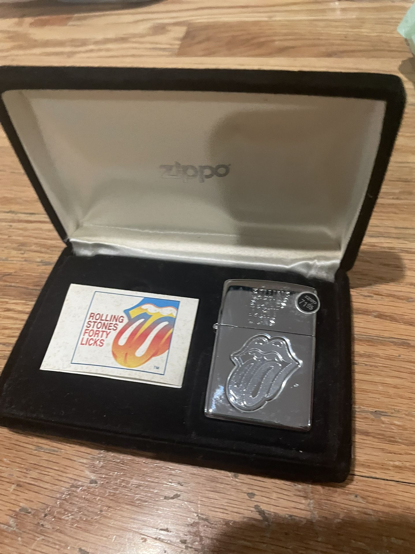 Vintage NIB Rolling Stones Zippo Lighter. Only Available Until 1/1. Moving Out Of State