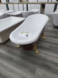 Bathtub, freestanding 68"