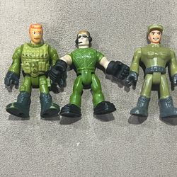 Imaginext Jurassic World Dinosaur Hauler Action Figure Military Army lot of 3