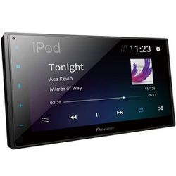 Pioneer DMH-A4450BT 6.8″ Capacitive Touch-Screen Multimedia Receiver with Apple CarPlay, Android Auto & Bluetooth

