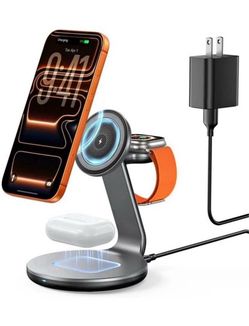 3-in-1 Magnetic Wireless Charging Station(brand new)