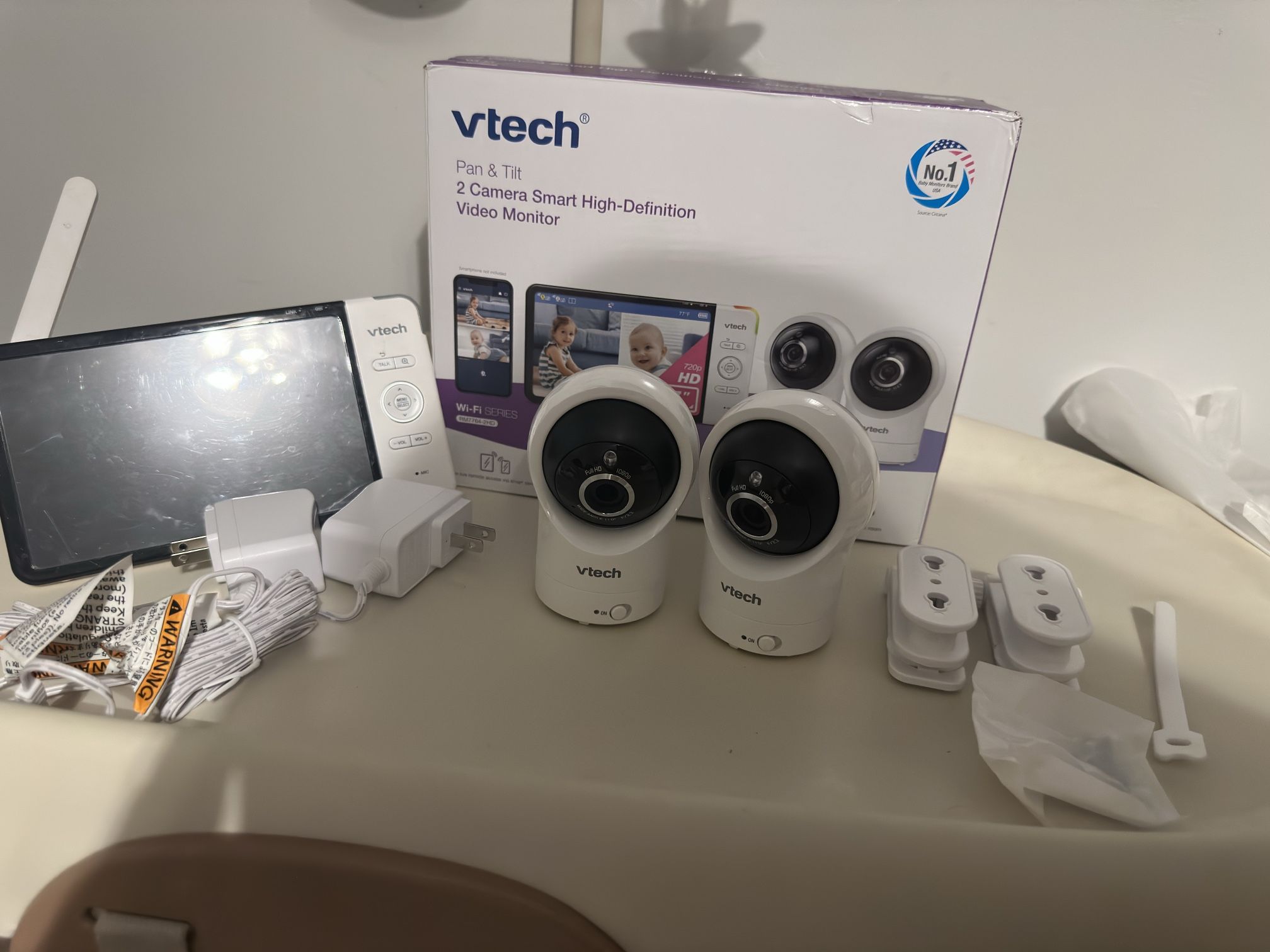 Vtech Pan & Tilt 2 Camera Smart High-Definition - Video Monitors, WiFi Series