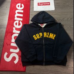 Supreme Zip Navy Blue Zip 