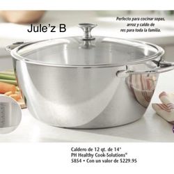 Princess House Olla De 12 Qts Cook Solution Nueva En Su Caja 