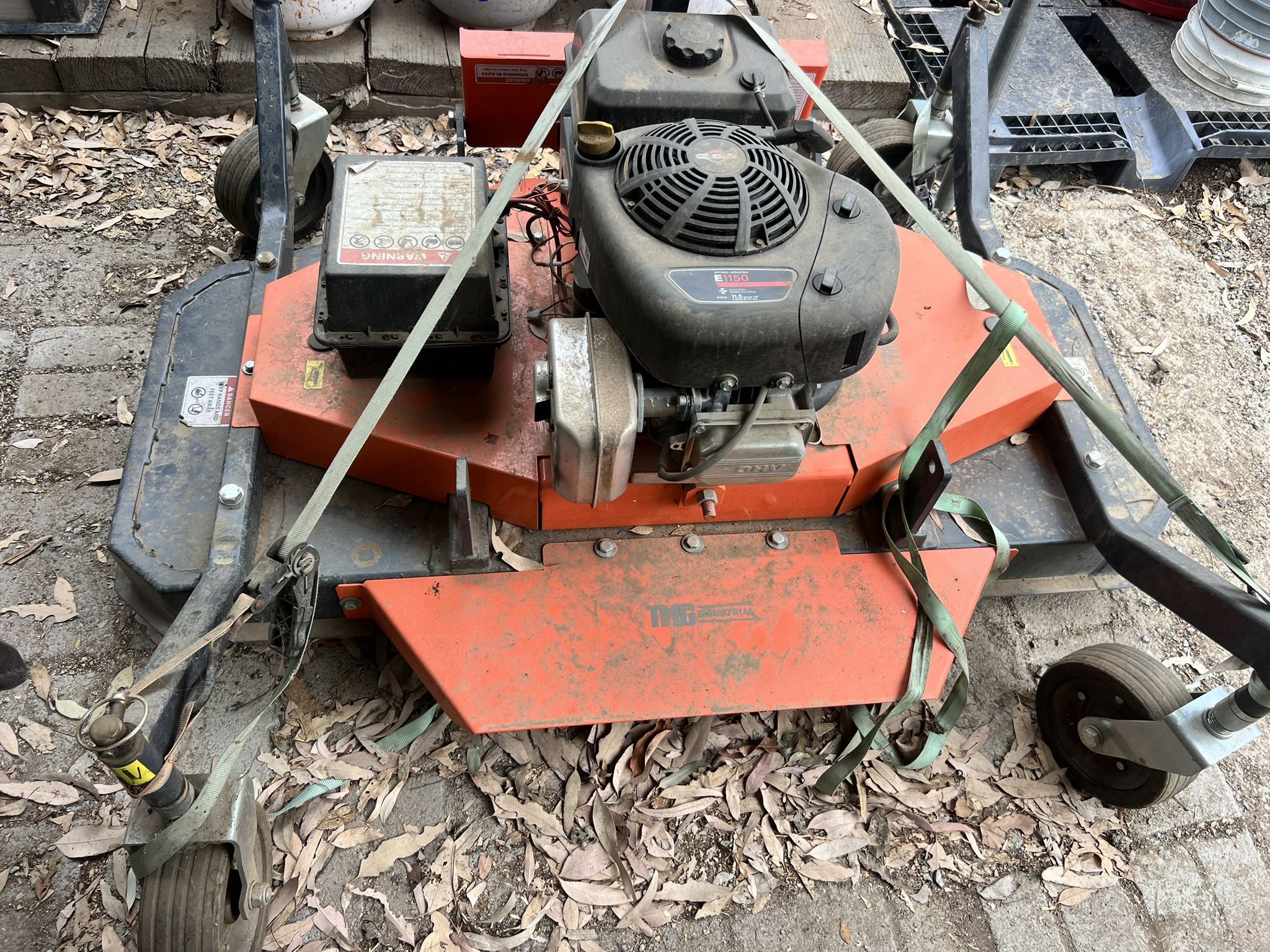 TMG Pull Behind Commercial Mower Like New!