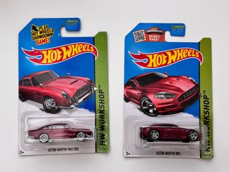 Hot Wheels Aston Martin 1963 DB5 & DBS Set