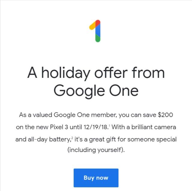 WANT $200 google coupon towards Pixel 3 purchase