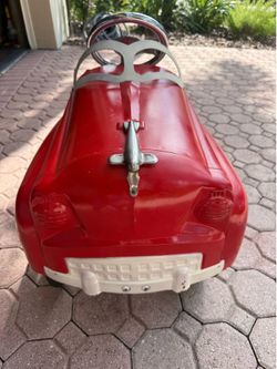 Antique pedal car
