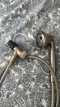 Silver shower head