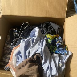 Clothes - men’s  for sale (box full of clothes)