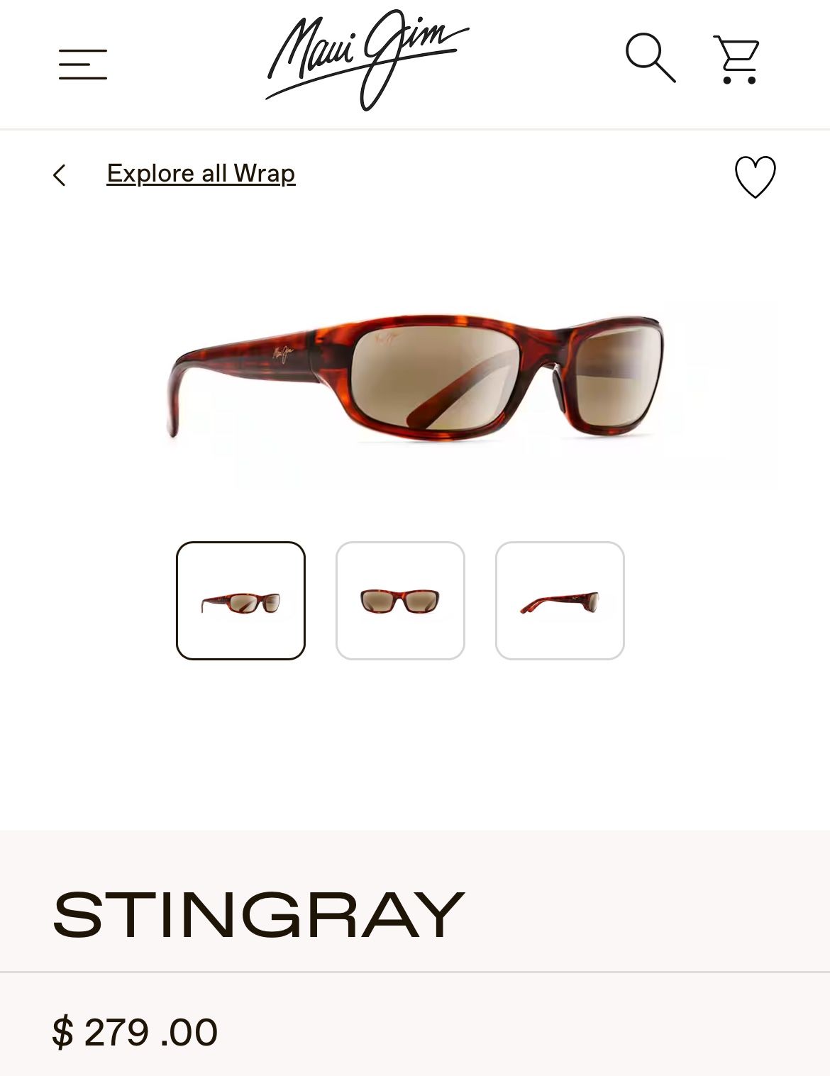 Maui Jim Stingray (Tortoise)