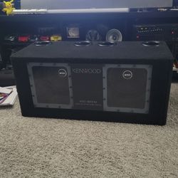 Kenwwod Subwoofer KSC-BP210 Dual Bandpass Enclosure With 10" Boss High End Speakers