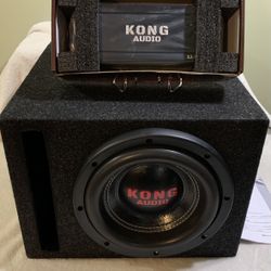 New 10” Car Subwoofer Box Amplifier 