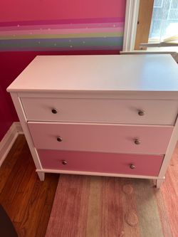 Girls youth dresser pink