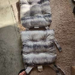 2 NEW SEAT CUSHIONS