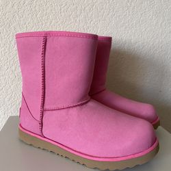 UGG Kid’s Classic Weather Short Pink Boots (USA Size 5)