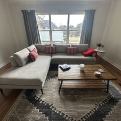 West Elm: Andes Sectional, Stone