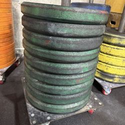 25 Pound Olympic Bumper Plates 