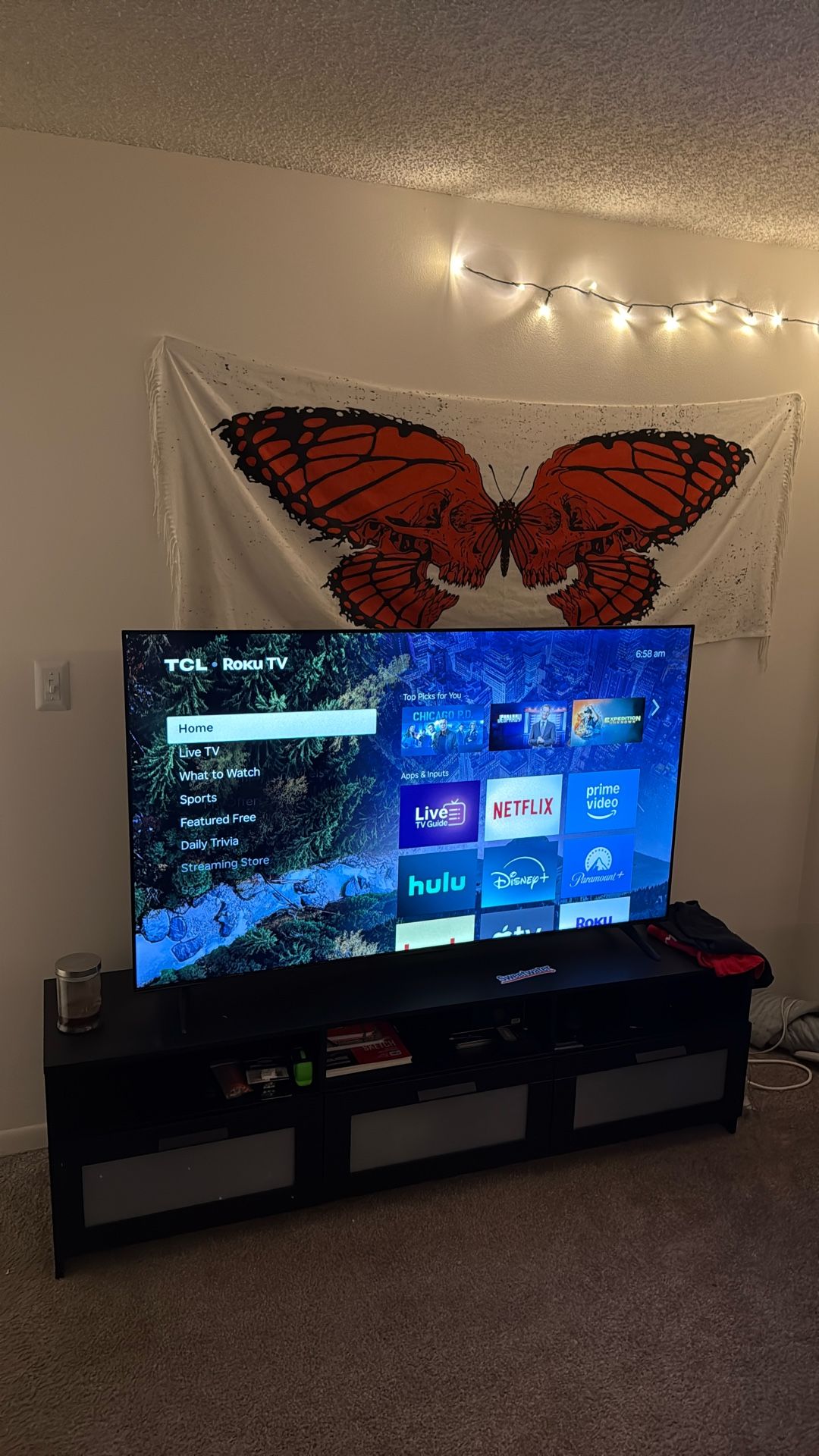 TCL 65" CLASS 4-SERIES 4K UHD HDR LED SMART ROKU TV - 65S451