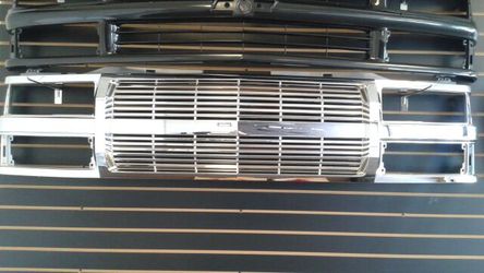 94-98 chevy pick up horizontal abs plastic grille