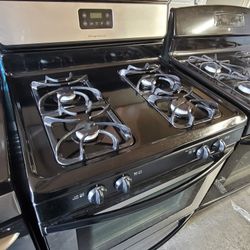 Whirlpool 4 Burner Stainless Steel Gas Stove 