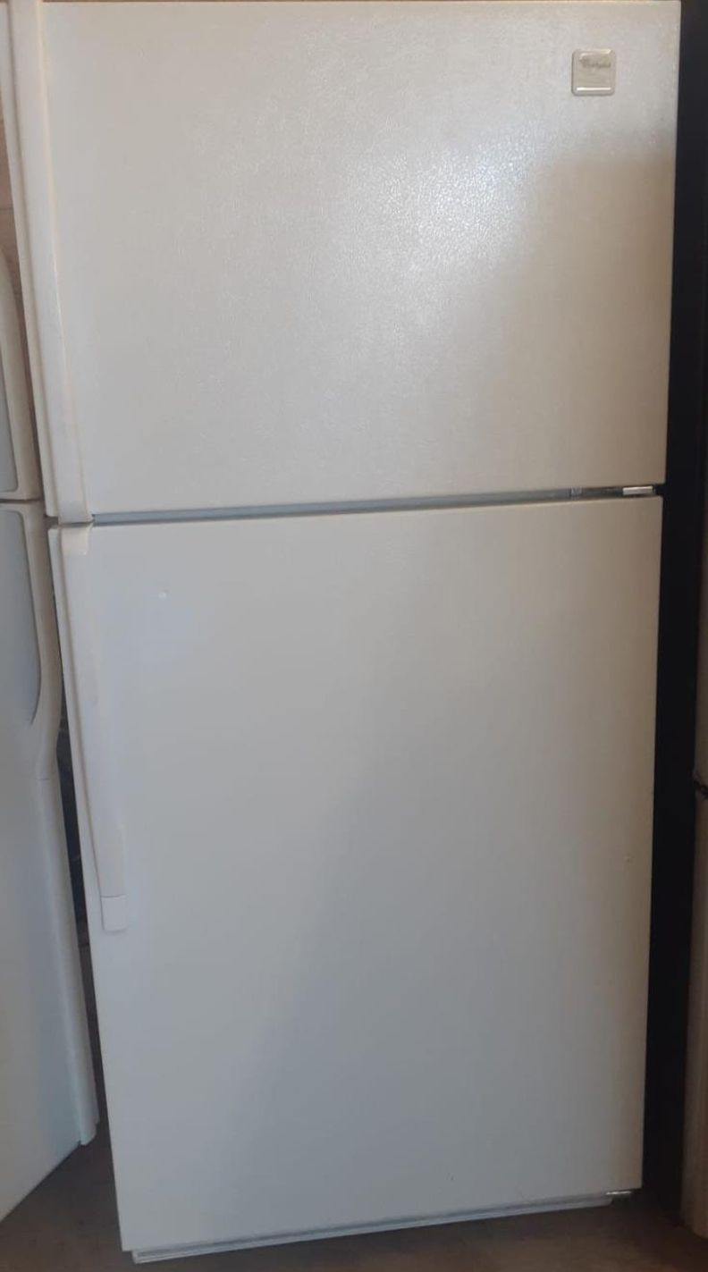 Whirlpool Top Mount White Refrigerator