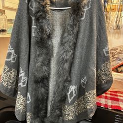 Knitted Poncho 