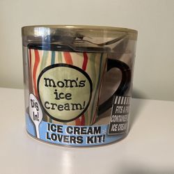 Ben & Jerry's Mom's Ice Cream! Pint-Sized Dessert Mug with Spoon Gift Set 