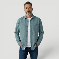 Alesbury Men's Casual Long-Sleeve Button-Down Shirt, Size 2XL, MSRP $78
