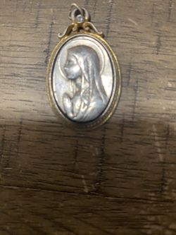 Vintage Silver Virgin Mary 