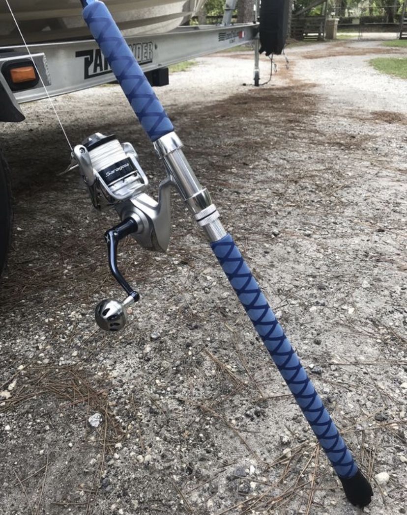 Custom built 8foot fishing rod 15-40lb perfect snook rod