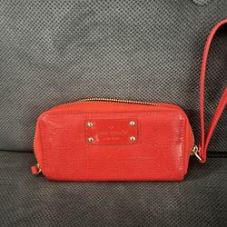 Red Kate Spade Wristlet Wallet