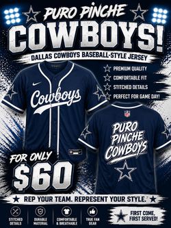 Cowboys button up jerseys