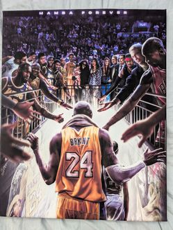 Kobe Bryant Matted 16x20 Canvas