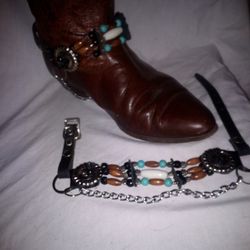 New Handcrafted Women's Or Men's Boot Bling Thumbnail