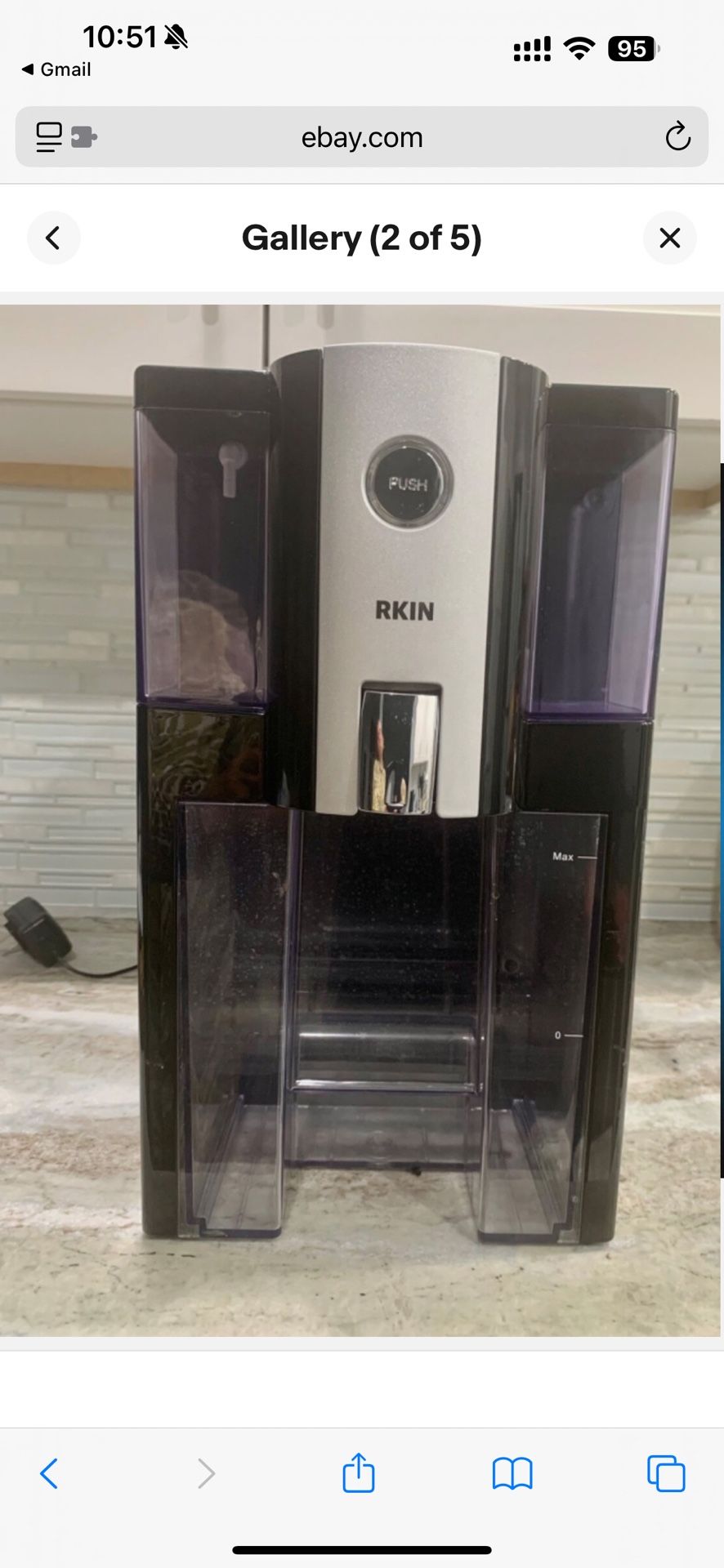 Zero Installation Purifier – Countertop Reverse Osmosis Water Filter (Used)